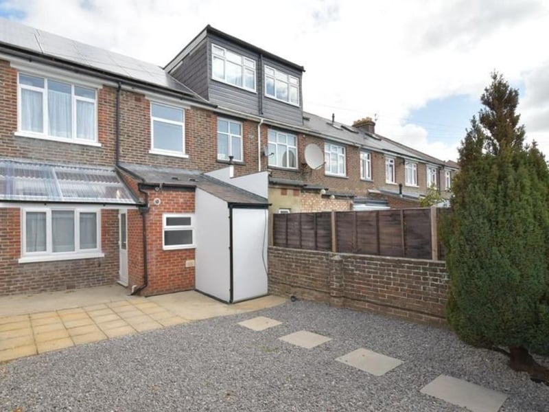 There is a small back garden area which could be transformed into a perfect place for summer gatherings.