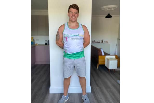 Dan Tolfrey, 33, from Portsmouth is running the Southampton half-marathon on November 12, 2023, to raise money for Malaya Rose, nine, who has cerebral palsy