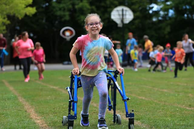 Race For Life at Wallisdean Junior School, Fareham
Picture: Chris Moorhouse (jpns 270622-19)