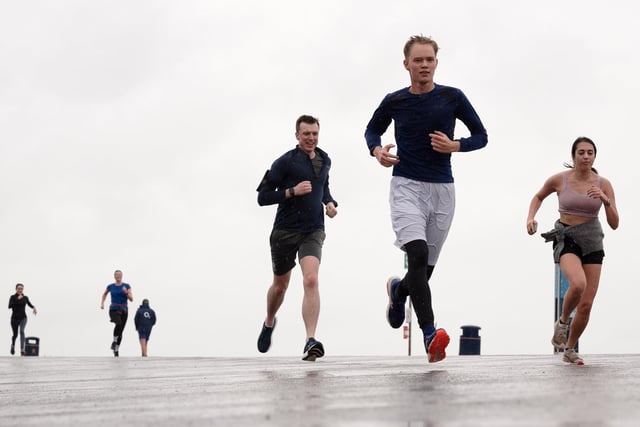 Competitors in the Southsea parkrun. Picture: Keith Woodland (010421-28)