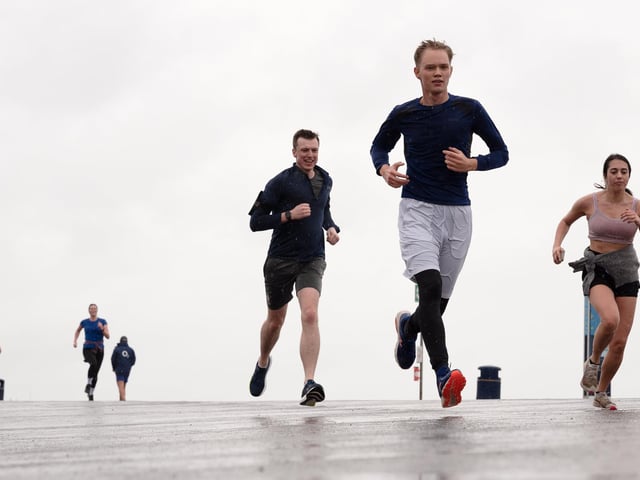 Competitors in the Southsea parkrun. Picture: Keith Woodland (010421-28)