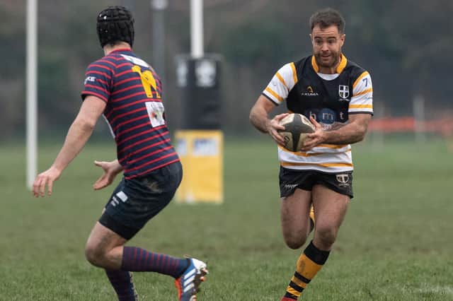 Returning Mark Ovens grabbed two tries in Portsmouth's win over Old Cranleighans. Picture: Keith Woodland (25012020-262)