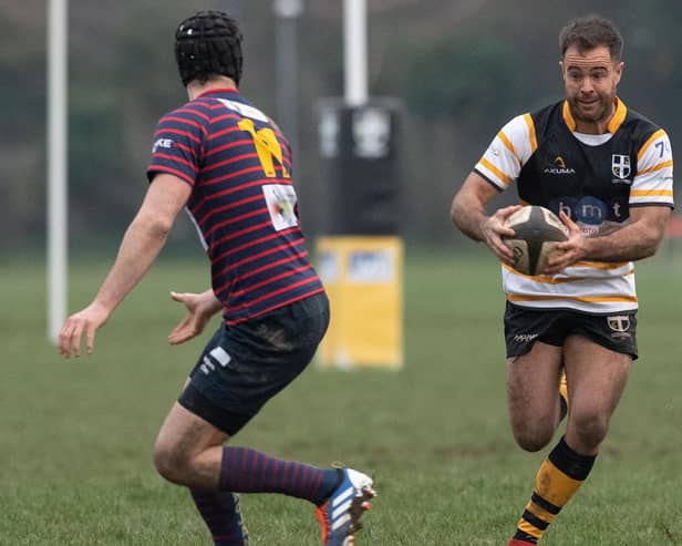 Returning Mark Ovens grabbed two tries in Portsmouth's win over Old Cranleighans. Picture: Keith Woodland (25012020-262)