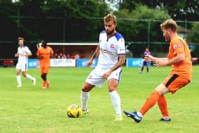 Pat Suraci, seen here playing for Gosport Borough, has been appointed first team coach at Privett Park. Picture: Tom Phillips