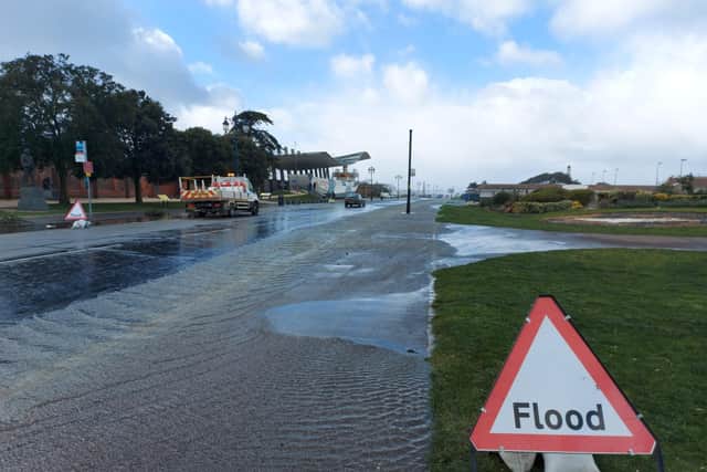 Flooding in Southsea. Picture: Fiona Callingham