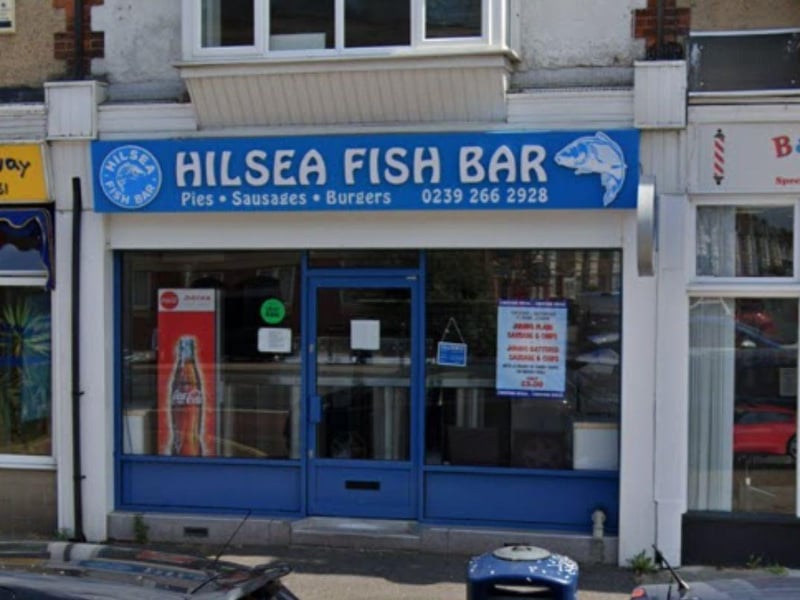 Hilsea Fish Bar at Shop, 410 London Road, Portsmouth was rated 5 on March 28.