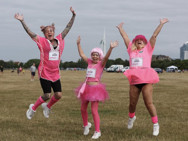 Cancer Research UK Race for Life on Southsea Common.Picture Stuart Martin (220421-7042)