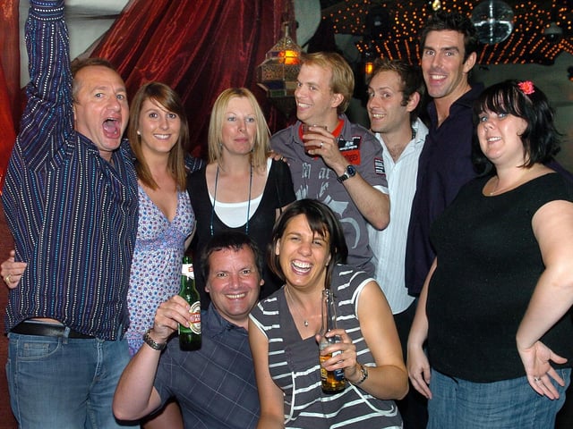 Revellers having a good time at Tiger Tiger in Gunwharf Quays back in the day.