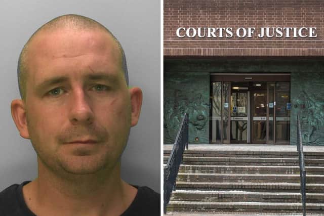 Arthur Norris, 35, was sentenced at Portsmouth Crown Court to seven years and eight months in prison. Picture: Sussex Police/César Moreno Huerta.