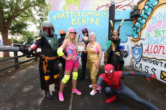 A Festival of Cosplay and Comics is taking place at Fratton Community Centre on July 29 2023 and characters from the event made an appearance at the Summer Fair.