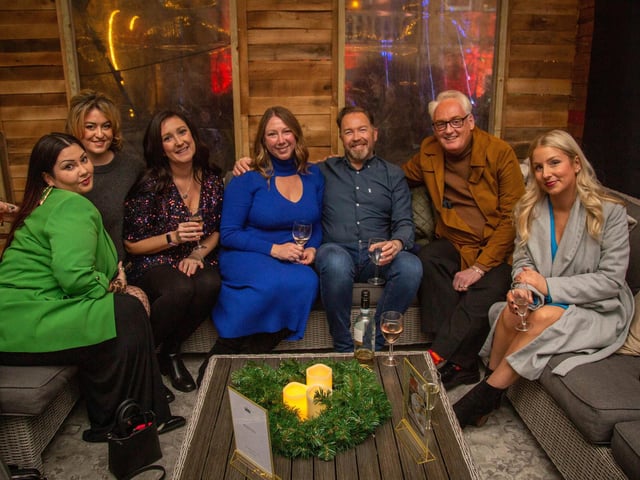 Launch night of Queens Hotel Winter Lodge 2023 in Southsea on Friday 24th of Novermber 2023
Pictured: People having fun at the lodge
Picture: Habibur Rahman
