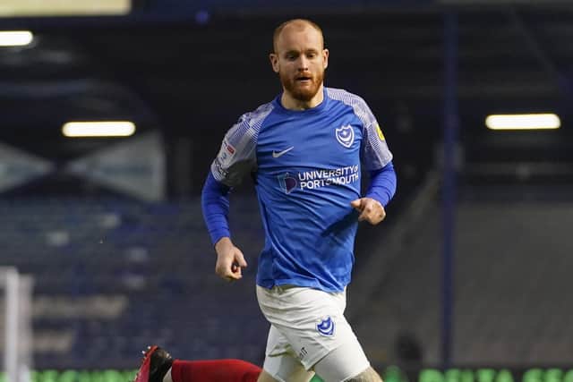 Connor Ogilvie is out of contract at the season's end, but wants to remain at Fratton Park. Picture: Jason Brown/ProSportsImages