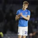 Sean Raggett was the choice of Gaffer For A Day Mark Harvey as Pompey's man of the match against Harrogate Town. Picture: Jason Brown/ProSportsImages