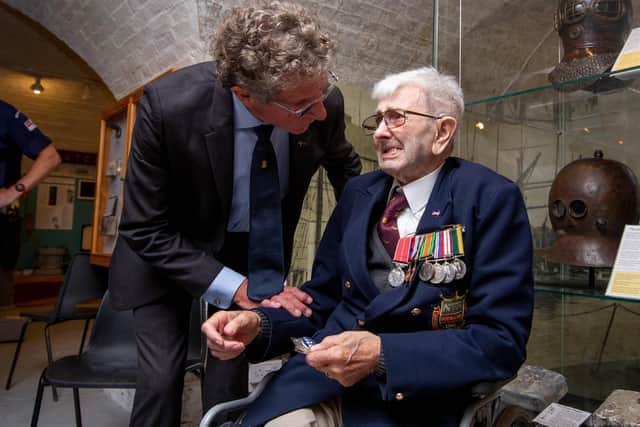 Pictured: Kevin Casey with John Payne

Picture: Habibur Rahman