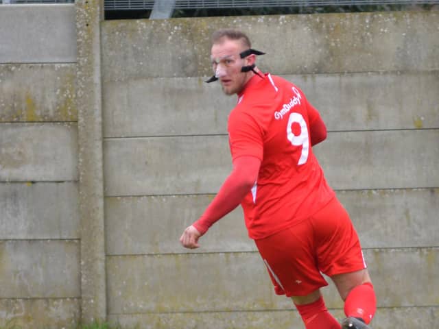 Connor Duffin struck twice in Horndean's win at Brockenhurst Picture: Martyn White