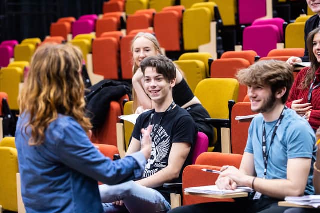 Students at HSDC's Havant Campus.