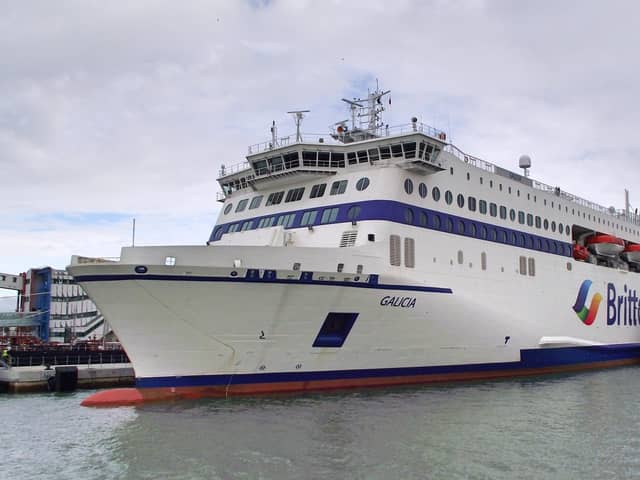 Brittany Ferries newest ship, Galicia.

Picture: Tony Weaver