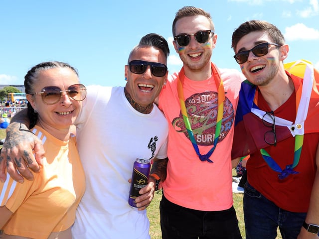 From left, Susan Bryant, Billy Bean, Adam Turner and Freddie Willoughby. Picture: Chris Moorhouse (jpns 110622-27)