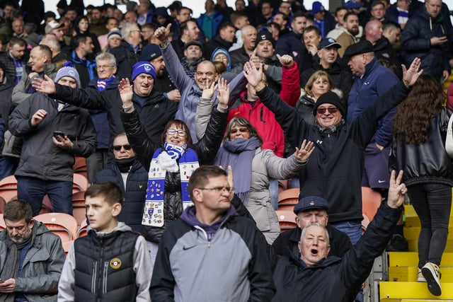 Pompey sold out their away allocation of tickets for Saturday's game at Blomfield Road