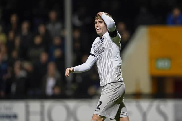 Zak Swanson was among John Mousinho's selection surprises against Cambridge United. Picture: Jason Brown/ProSportsImages