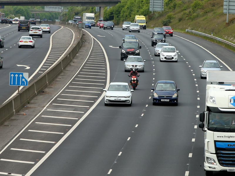 Drivers are delayed on the M27 this morning.
Picture: Chris Moorhouse