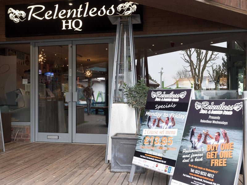 Relentless HQ, a restaurant, cafe or canteen at 39 The Boardwalk, Portsmouth was handed a four-out-of-five rating after assessment on February 7.