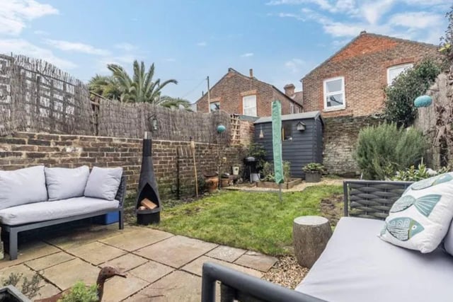 The listing says: "Lawson Rose have the pleasure of marketing this superbly finished & immaculately presented, two bedroom, bay & forecourt property in the popular Bath Road, Southsea."