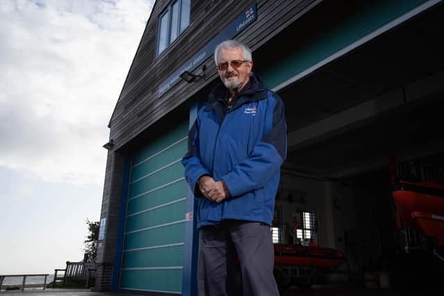 : Alan Bartlett at Hayling Island Lifeboat station
Picture: Habibur Rahman