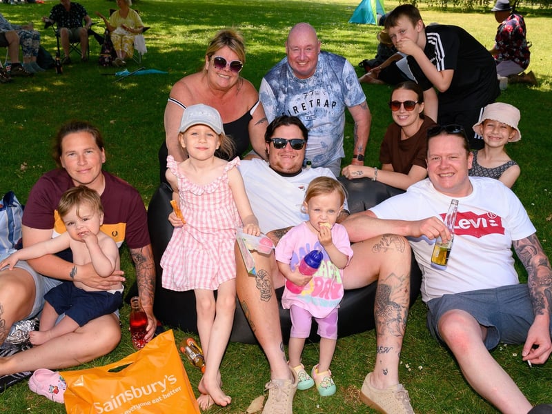 Pictured is: The Fitzjohn family from Portsmouth.