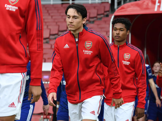 Position: Left-back, Age: 20 2021-22 appearances: 24, Goals: 2. Picture: David Price/Arsenal FC via Getty Images
