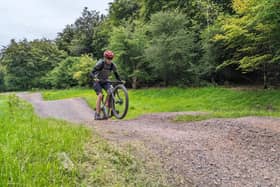 One of the new mountain bike tracks