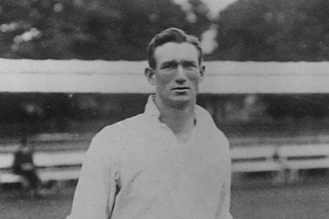 George Brown made 176 in Hampshire's second innings of their miraculous win at Edgbaston in 1922. Picture: Hampshire Cricket