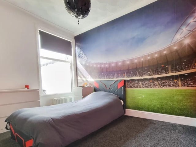The listing says: "An impressive three bedroom, centre of terrace family home which is situated in the popular residential location yet within easy access of local shopping amenities, bus routes, recreation grounds, catchment for the local schools (subject to confirmation) and commutable road and rail links."