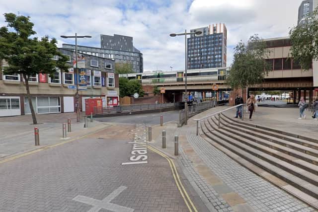 The road will be closed to traffic apart from buses and taxis