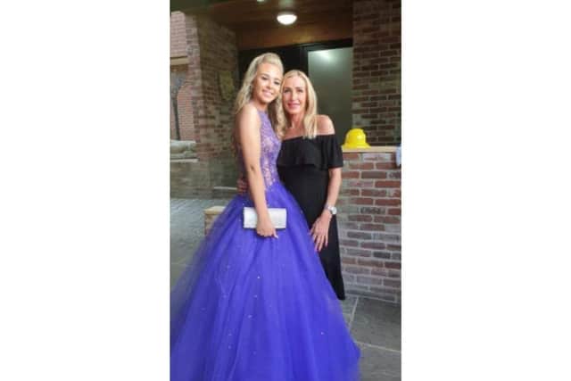 Sian Shellard with her Mum, Tracy Horrod, who took her own life at the start of December.