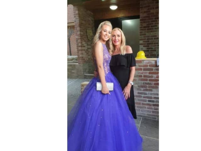 Sian Shellard with her Mum, Tracy Horrod, who took her own life at the start of December.