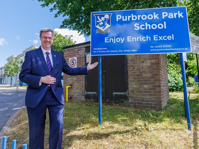 Paul Foxley, Headteacher of Purbrook Park School  Picture: Marcin Jedrysiak