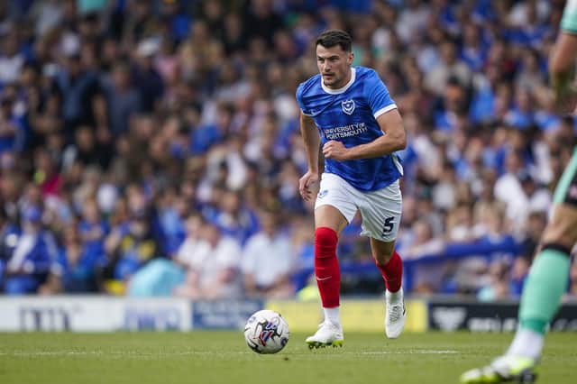 Gaffer For A Day Jeff Harris chose Regan Poole as his Pompey man of the match against Cheltenham. Picture: Jason Brown/ProSportsImages