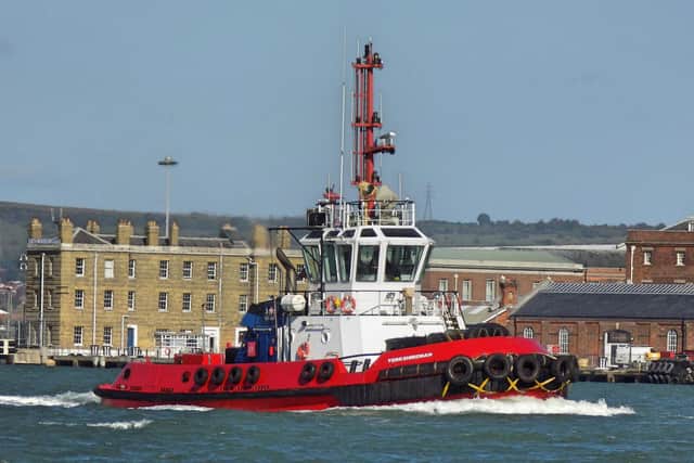Tug 'Yorkshireman', of SMS Towage. Picture: Tony Weaver