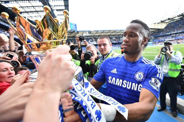Didie Drogba won four Premier League titles with Chelsea and the Champions League.  Picture: BEN STANSALL/AFP via Getty Images