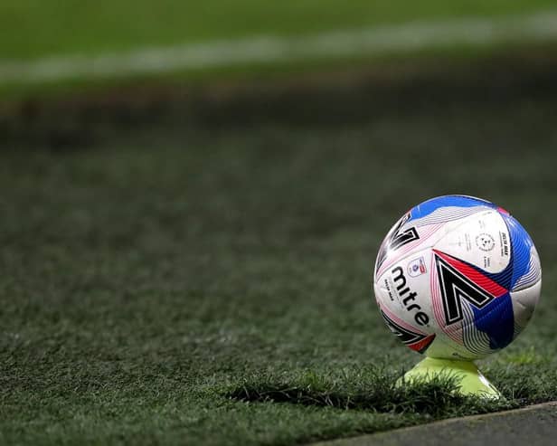 EFL match ball. (Photo by George Wood/Getty Images)