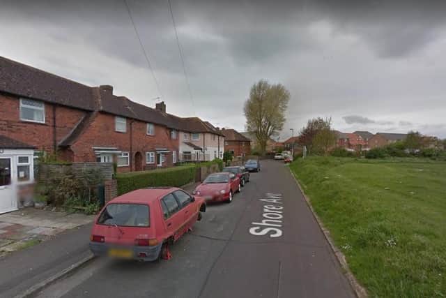 The vehicle crashed in Shore Avenue, Southsea. Picture: Google Street View.