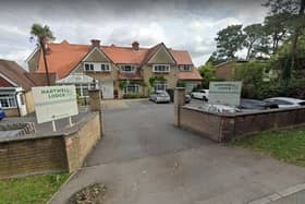 Hartwell Lodge, in Kiln Road, Fareham, where pensioner Alex Marshall choked to death on his food. Photo: Google.