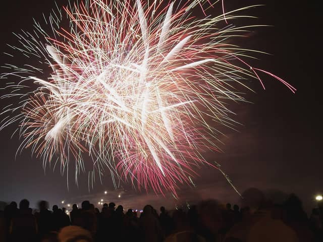 Fireworks.  Photo by Christopher Lee/Getty Images