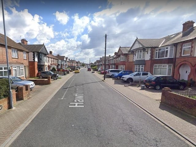 Hawthorn Crescent (Cosham). AI said: "This road has been identified as problematic for both potholes and speeding issues."