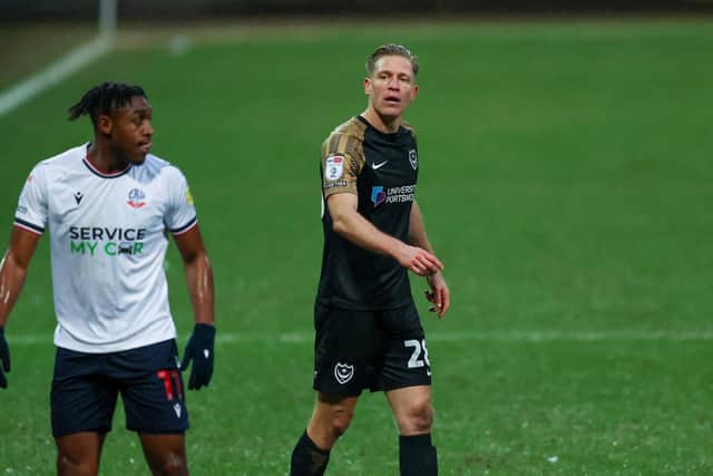 Michael Morrison insists Pompey still have the playing talent to start climbing the League One table. Picture: Simon Davies/ProSportsImages