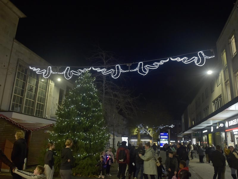 The Christmas light switch on in Portsmouth city centre will take place on Thursday, November 16 from 5.00pm to 7.00pm, and visitors will be able to shop at Portsmouth Christmas Market.

Pictured are last years lights.
Picture: Sarah Standing