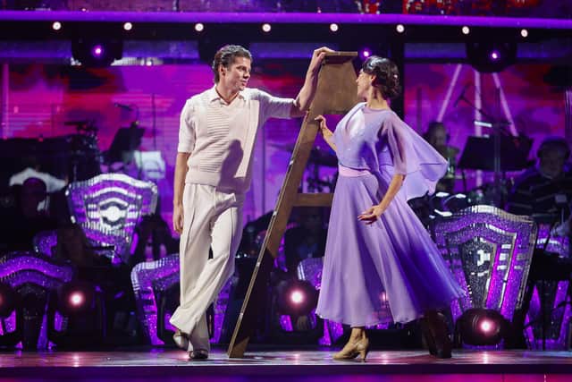 Lewis Cope, 30, came second top in the leader board on Sunday, October 19, after dancing the foxtrot with his partner Katya Jones as part of the BBC’s Strictly Come Dancing series. Photo credit Guy Levy/ BBC