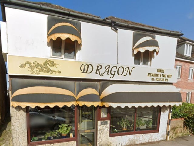 Dragon Chinese Restaurant, a restaurant, cafe or canteen at 35 - 37 Trinity Street, Fareham was given a new one-out-of-five food hygiene rating after assessment on December 6, the Food Standards Agency's website shows.
