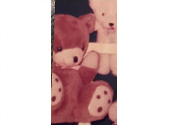 A teddy that went missing when a dinghy capsized in Portsmouth Harbour. A 10-year-old girl had to be taken to hospital after the incident, in which she was in the boat with her grandparents. The teddy is one of two that went missing, and is the child’s father’s childhood teddy and is 40 years old. It was last seen in a plastic bag.